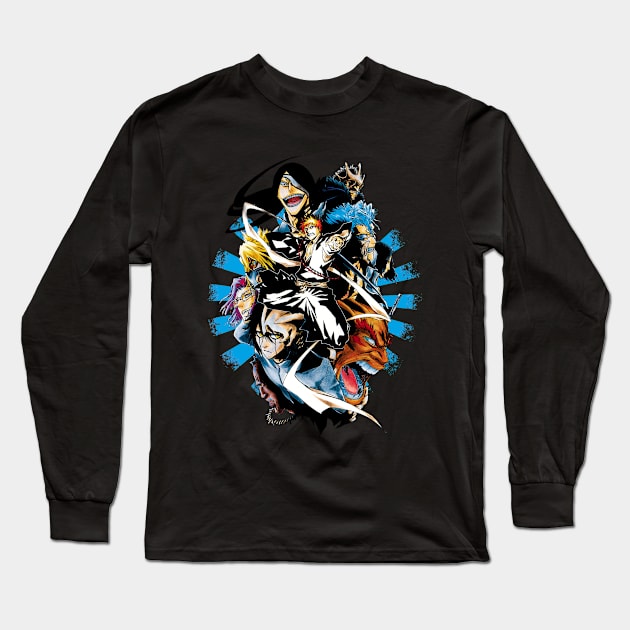 hollow shinigami Long Sleeve T-Shirt by yurikakim